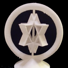 spinning estrellas judías educación geometría 3d print model - Mito3D