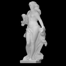 anfitrito Varredura 3d imprimível corpo deusa escultura mar estátua água mulher arenito Itália Poseidon 3d print model - Mito3D