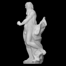Neptun Scan 3d druckbar Skulptur Meer Statue Wasser Sandstein Barock 3d print model - Mito3D