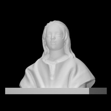 portrait young boy scan 3d printable bust face head sculpture statue italy clay 3d print model - Mito3D