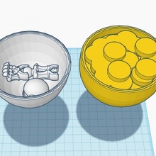 treasure egg tinkercadeaster 3d print model - Mito3D