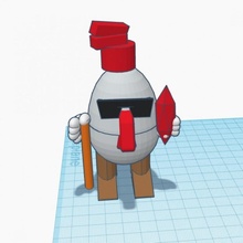tinkercad gnome egg tinkercadeaster 3d print model - Mito3D