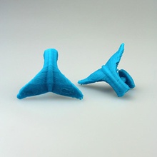 whale tail cuff links fashion & accessories 3d print model - Mito3D