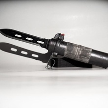 Lavorando balistico coltello dovere nero ops oggetti scena cosplay gioco guerra arma Call of Duty parti meccaniche 3d print model - Mito3D