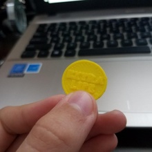 extra life token- ready player fan art coin money token currency quarter 3d print model - Mito3D