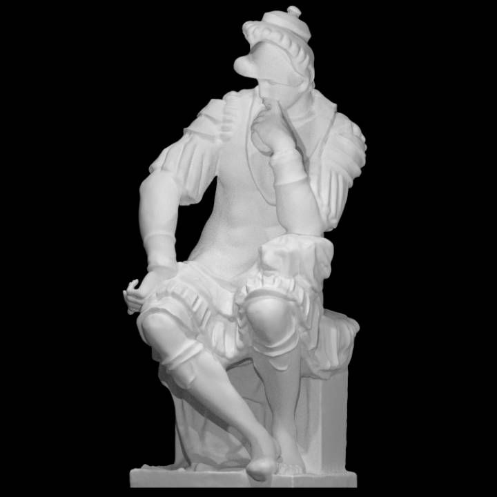 Herzog urbino scan michelangelo 3D print model - Mito3D