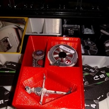 b-wing box stanley deep organizer & garden xwing bin organiser miniatures 3d print model - Mito3D