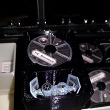 cravatta bombardiere scatola stanley in profondità organizzatore giardino xwing bidone miniature 3d print model - Mito3D
