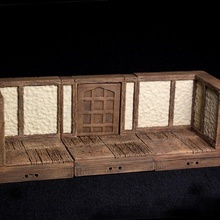 openforge 20 tudor door tabletop miniatures rpg terrain wood tile dungeon dnd pathfinder tiles tavern flooring openforge2 3d print model - Mito3D
