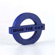 mind gap fan art london train sign subway metro mindthegap underground dualextruder competition-verbatim 3d print model - Mito3D