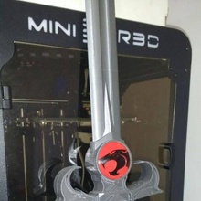 épée présages thundercats accessoires cosplay impression 3D dessin animé rétro anime rétrotoyes ancien geek cosplayword 3d print model - Mito3D
