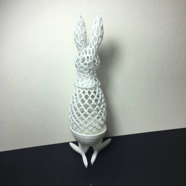 gentil lapin jardin 3D print model - Mito3D
