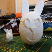 Paskalya Yumurta tavşan Kutu tinkercadeaster Bahçe tinkercad 3d print model - Mito3D