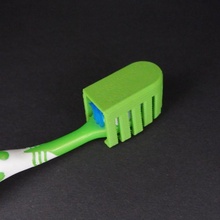 escova dente boné jardim banheiro capuz 3d print model - Mito3D