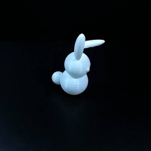 fluffy bunny & garden tinkercad 3d print model - Mito3D