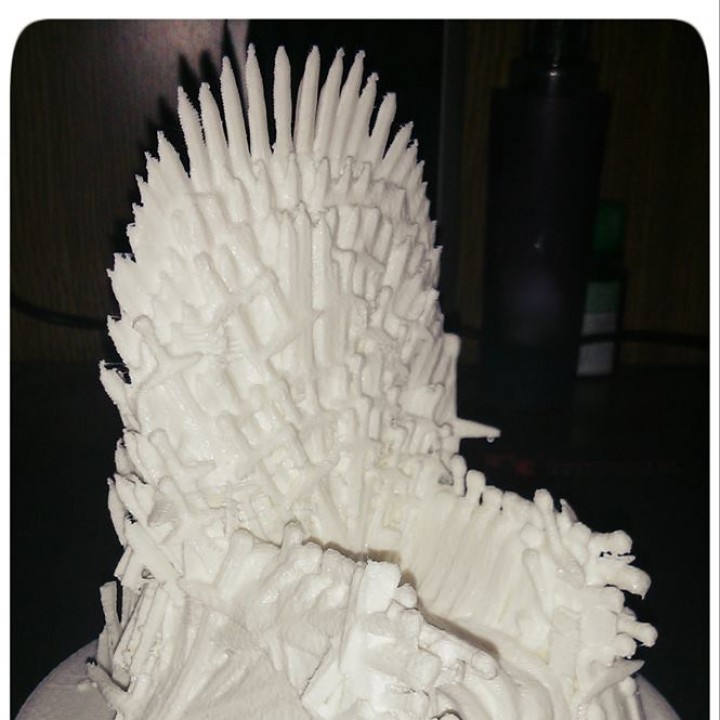 game thrones - iron throne fixed base fan art series gameofthrones 3D print model - Mito3D