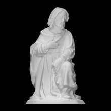 Mary Joseph temsil kutsal aile taramak 3 boyutlu yazdırılabilir şekil adam heykel Odun aziz yemlik 3d print model - Mito3D