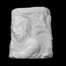 fragment one-register sarcophagus scan 3d printable rome sculpture marble relief 3d print model - Mito3D