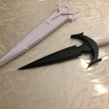 mehrunes' razor props & cosplay skyrim dagger sheath scabbard mehrune mehrune's 3d print model - Mito3D