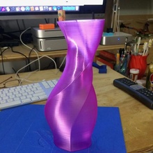 retorcido elipse 4 jardín florero espiral 3d print model - Mito3D