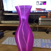 verdrehte Ellipse Vase 2 Garten Spiral moe 3d print model - Mito3D