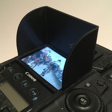 camera screen shade spare parts cameraparts 3d print model - Mito3D