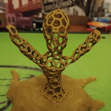 kesmek ağaç güdük geliyor hayat Eğitim Voronoi 3d print model - Mito3D