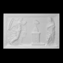 annunciation scan printable sculpture marble angel religious mary relief virgin rennaisance 3d print model - Mito3D