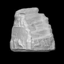 gioco d'azzardo macchina scene carro corsa scansione 3d stampabile scultura marmo frammento cavalli Costantinopoli 3d print model - Mito3D