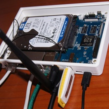 case banana pi bpi-r1 router + 25 hdd 7mm 9 5mm 12mm 15mm gadgets & electronics picase 3d print model - Mito3D