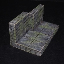 openforge 20 tagliare calcolo esterno parete tavolo miniature rpg terreno prigione dnd esploratore piastrelle openforge2 3d print model - Mito3D