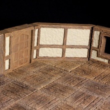 openforge 20 tudor diagonal floor tabletop miniatures rpg terrain wood tile dungeon dnd pathfinder tiles tavern construction kit flooring openforge2 3d print model - Mito3D