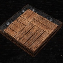 openforge 20 corner construction kit wooden floors tabletop miniatures rpg terrain wood tile dungeon dnd pathfinder tiles flooring openforge2 openforgeckit 3d print model - Mito3D
