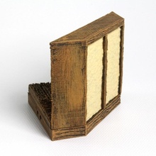 forja 20 tudor externo diagonal mesa miniaturas rpg terreno madera loseta calabozo dnd pionero losas taberna openforge2 3d print model - Mito3D