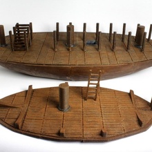 openforge pirate ship hold tabletop boat miniatures rpg terrain dungeon dnd pathfinder openforge2 3d print model - Mito3D