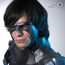 máscara Ala noche batman arkam Caballero accesorios cosplay 3d print model - Mito3D