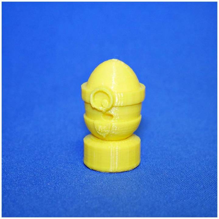 Pasqua uovo servitore trofeo Tinkercadeatter fan arte tinkercad 3D print model - Mito3D