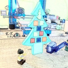 et pazzo Natale albero tinkerfun giardino creatività 3d print model - Mito3D