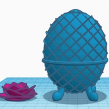 fabergé huevo tinkercad 3d print model - Mito3D