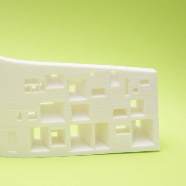 facciata ronchamp educación maqueta estudiante lecorbusier arquitetora arquimodo dida didalabs lma lecor 3D print model - Mito3D