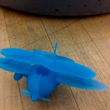 huevo avión tinkercadaaster juguetes juegos conejito 3d print model - Mito3D