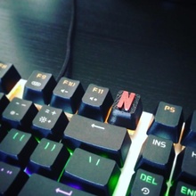 netflix key gadgets & electronics keyboard cherrymx shortcut 3d print model - Mito3D
