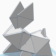 bunny triangle place competition tinkercad tinkercadeaster 3d print model - Mito3D