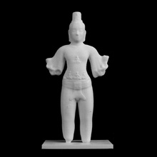 bouddha protégé naga musée guimet paris france numérisation 3d print model - Mito3D