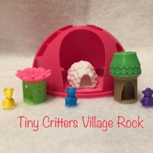 tiny critters village rock & garden tinkercad tinkercadeaster 3d print model - Mito3D