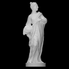 allegory wealth scan printable figure sculpture statue woman marble italy antonio wealht corradini 3d print model - Mito3D