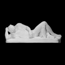 dying adonis scan printable body figure man sculpture statue florence clay lying 3d print model - Mito3D