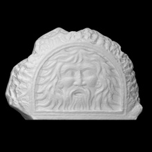 fragment scan face hair head man sculpture relief 3d print model - Mito3D