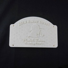 londres sherlock holmes plaque jardin sherlockholmes concurrence homeplate 3d print model - Mito3D