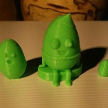 Humpty Dumpty Rusça oyuncak bebek tinkercadeaster Bahçe tinkercad 3d print model - Mito3D